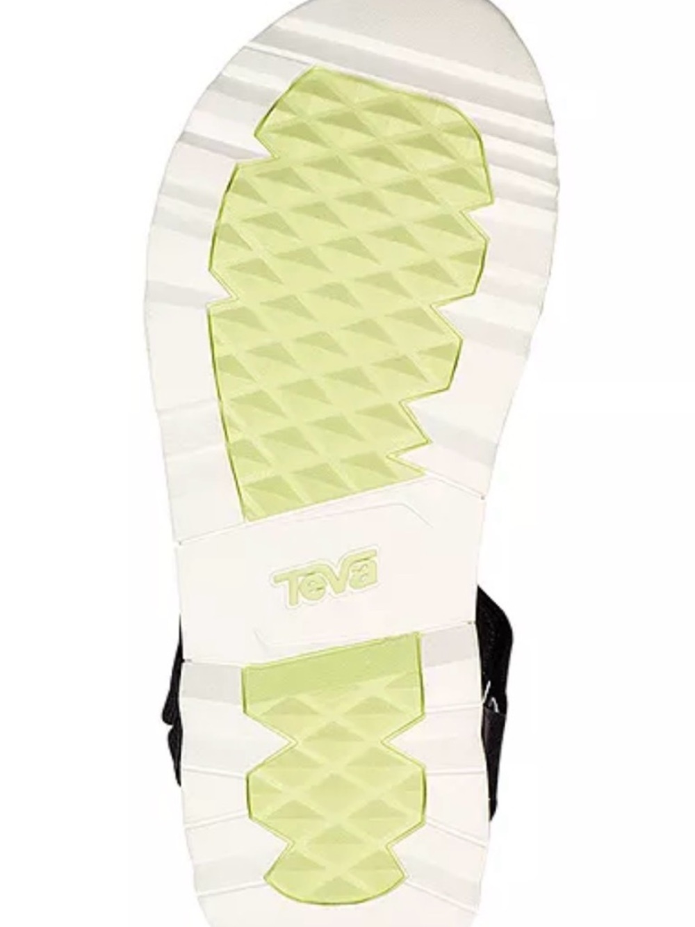 New in box! Teva Jadito Black Platform Sport Sandal with White Sole - Picture 3 of 5